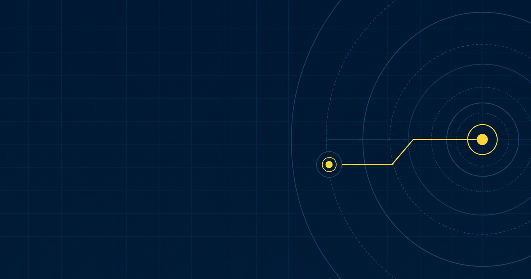 Pelican Intelligence signal path and operational radar grid
